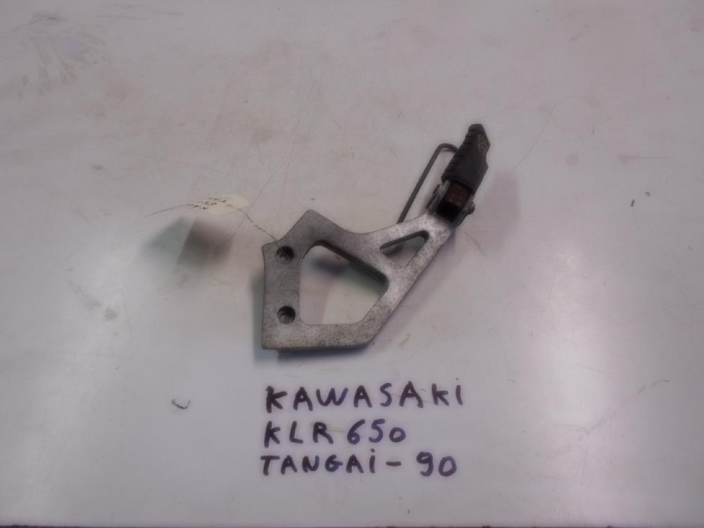 Platine de repose pied arrière gauche KAWASAKI 650 KLR TANGAI - 90: Pi�ce d'occasion pour moto