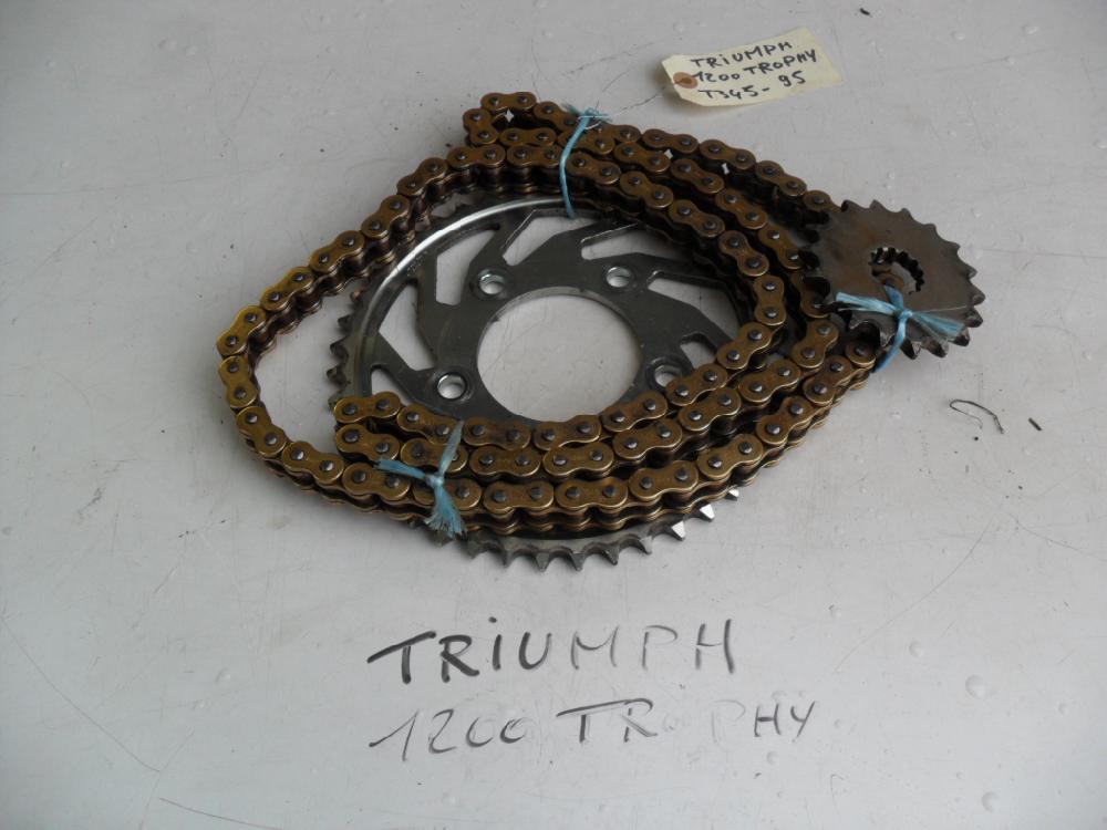 Kit de chaine TRIUMPH 1200 TROPHY T345 - 95: Pi�ce d'occasion pour moto