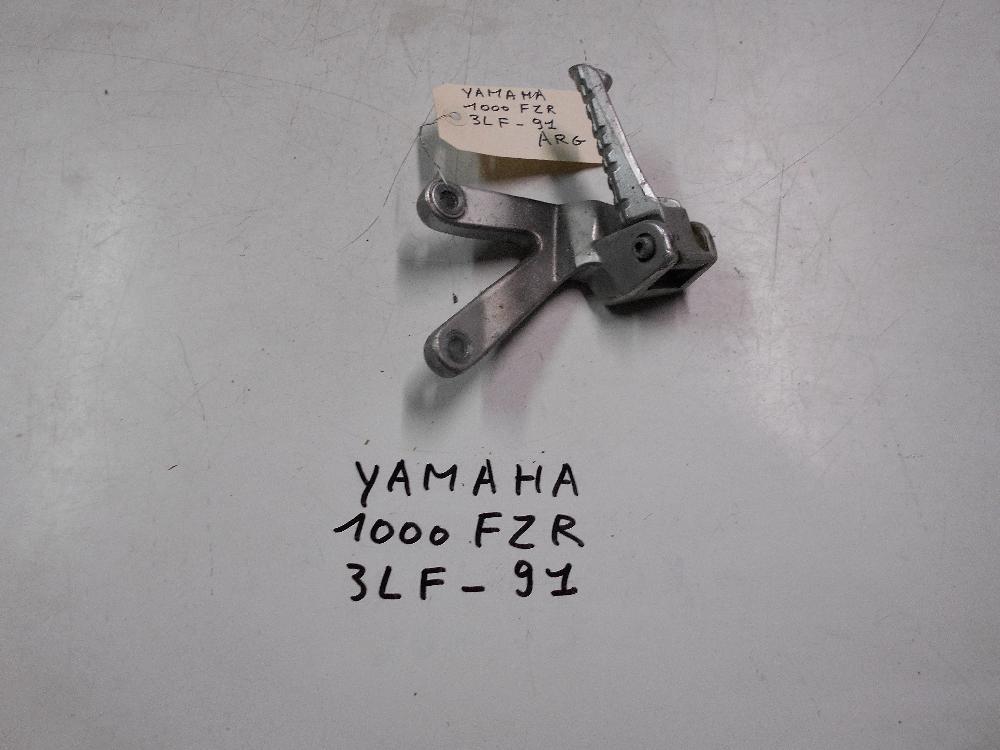Platine de repose pied arrière gauche YAMAHA 1000 FZR 3LF - 91: Pi�ce d'occasion pour moto